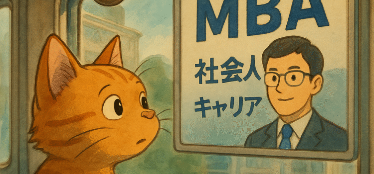 電車の中で出会った社会人MBA。大変？無駄？まだ早い？