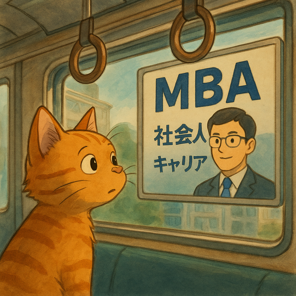 電車の中で出会った社会人MBA。大変？無駄？まだ早い？